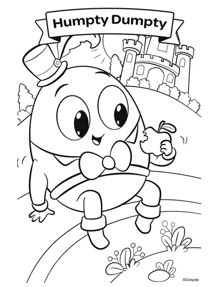 Desenho de A Book of Nursery Rhymes Para Colorir 30