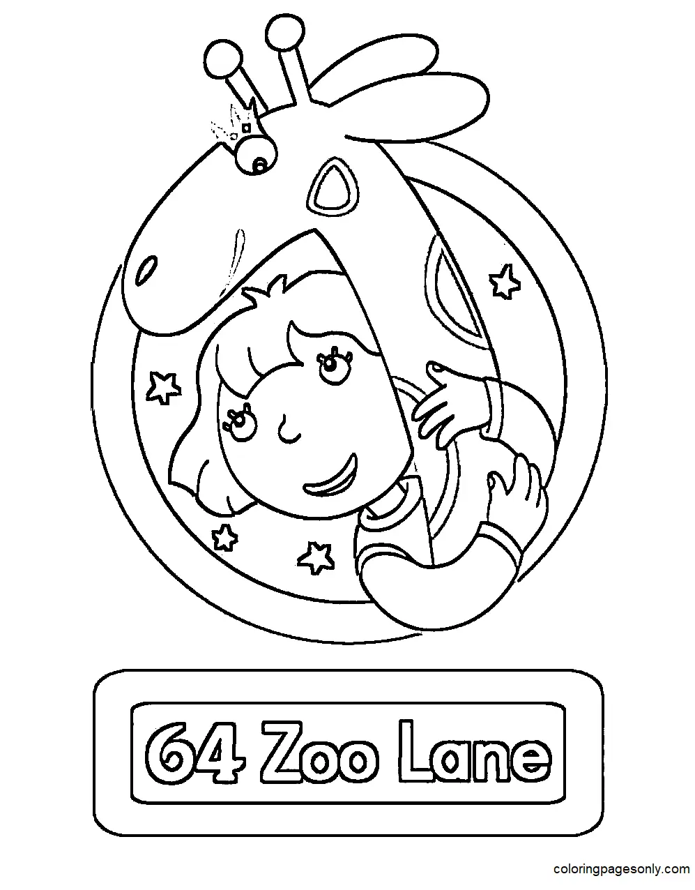 Desenhos de 64 Zoo Lane Para Colorir 5