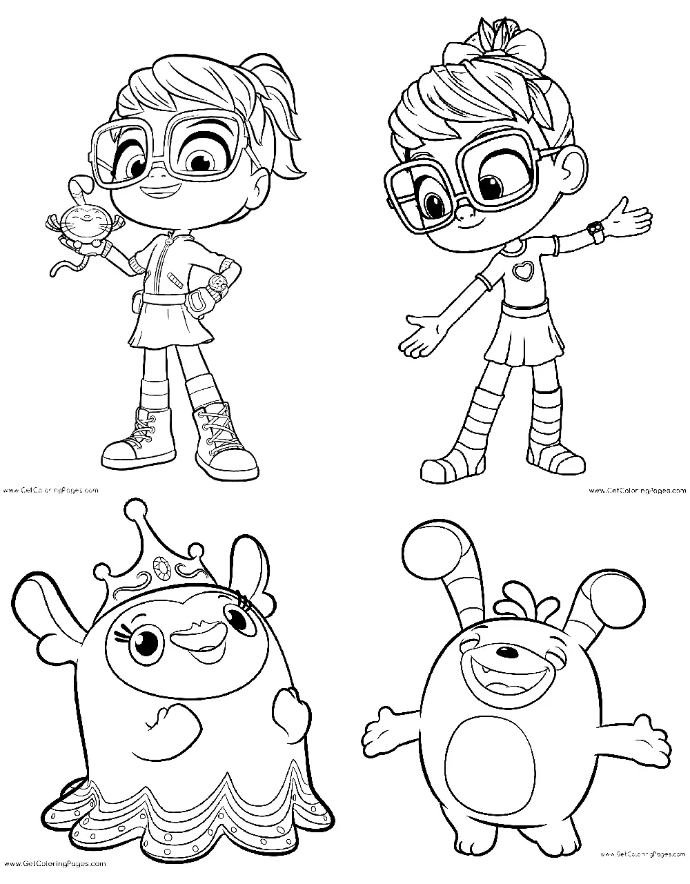 Desenhos de Abby Hatcher Para Colorir 1