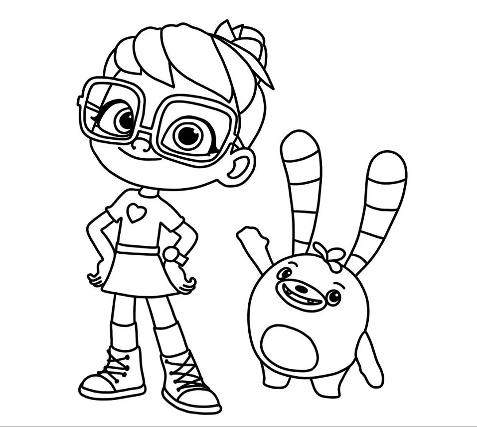 Desenhos de Abby Hatcher Para Colorir 28