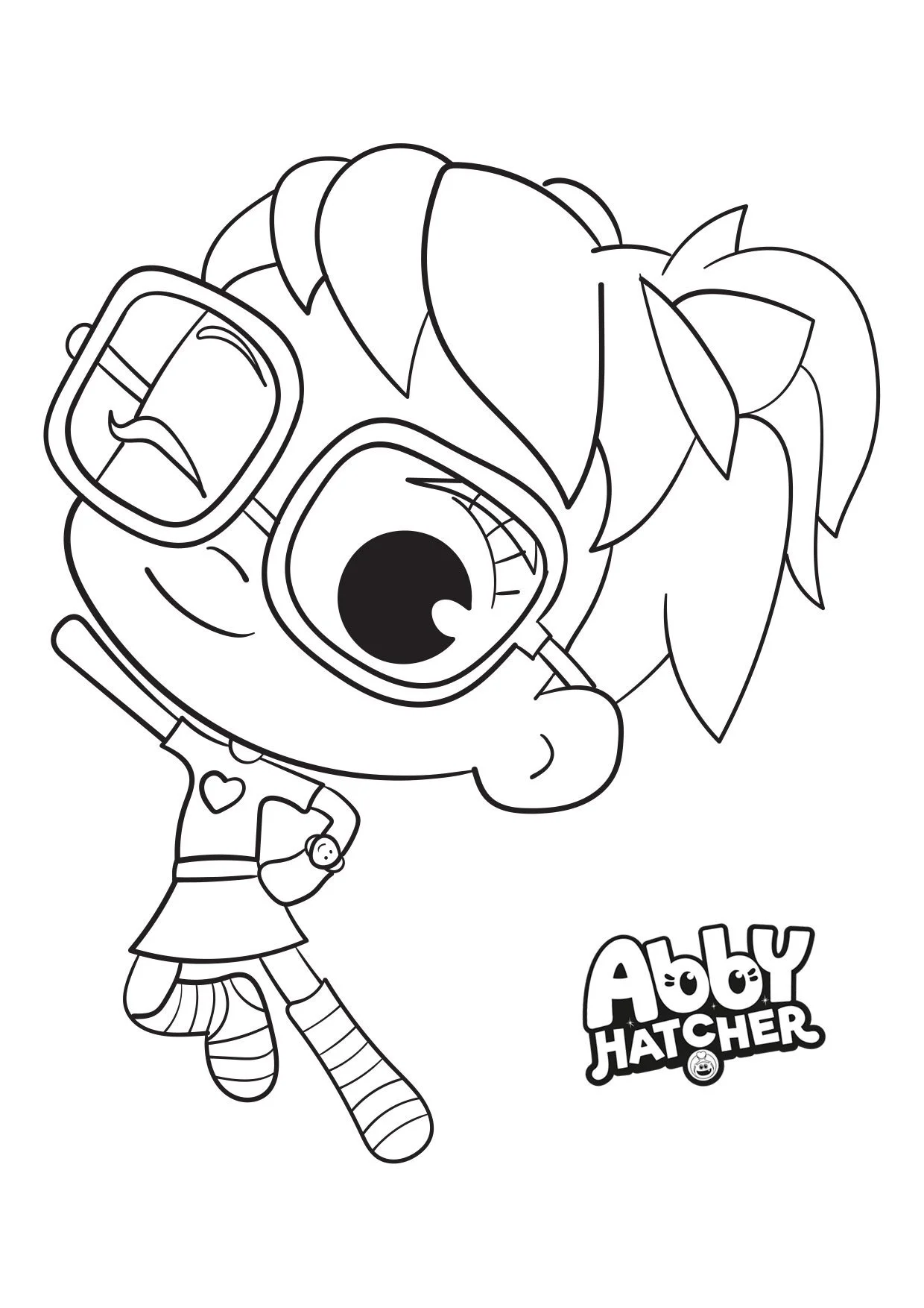 Desenhos de Abby Hatcher Para Colorir 4