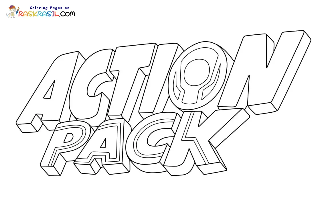 Desenhos de Action Pack Para Colorir 17