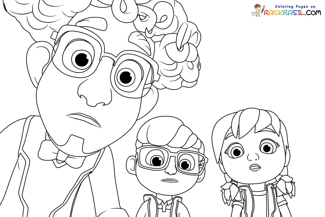 Desenhos de Action Pack Para Colorir 4