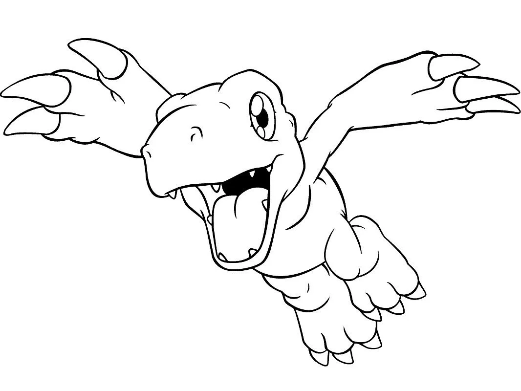 Desenhos de Agumon Para Colorir 11