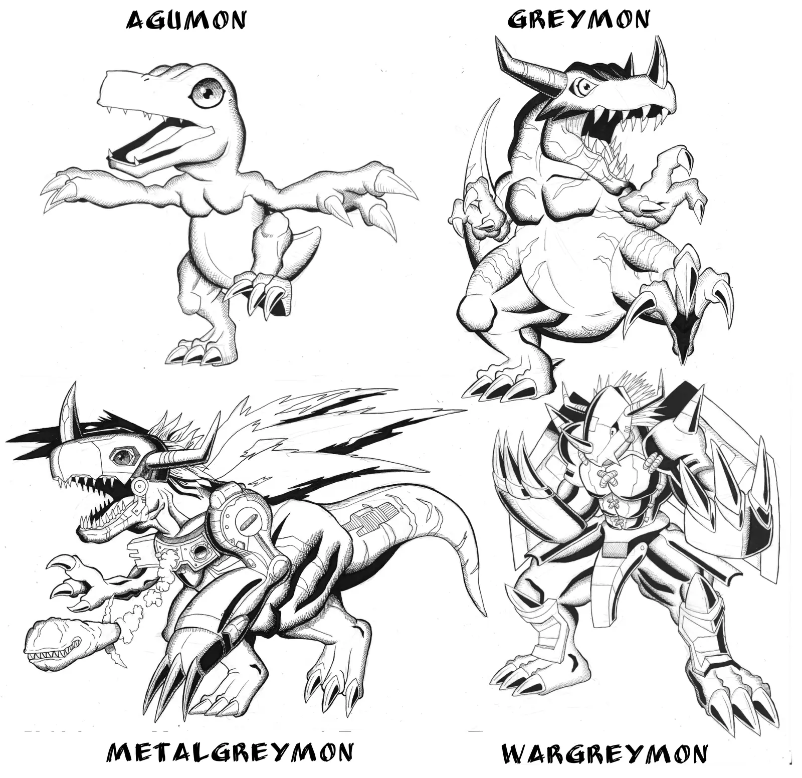 Desenhos de Agumon Para Colorir 13