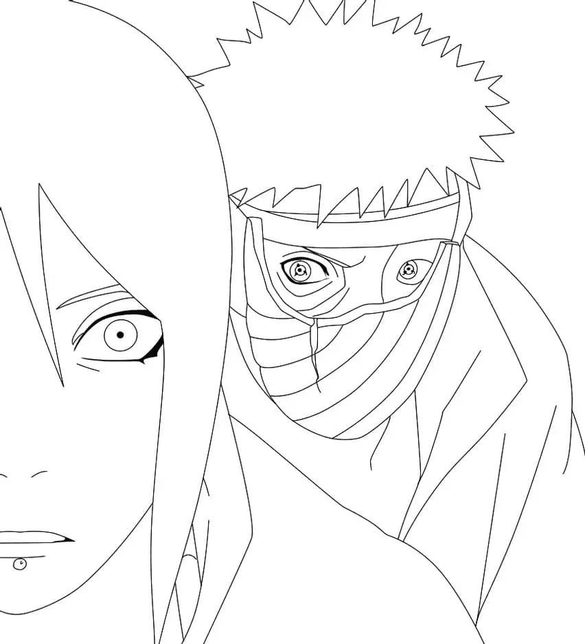 Desenhos de Akatsuki Para Colorir 29