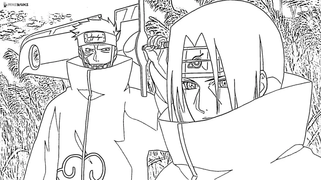 Desenhos de Akatsuki Para Colorir 34