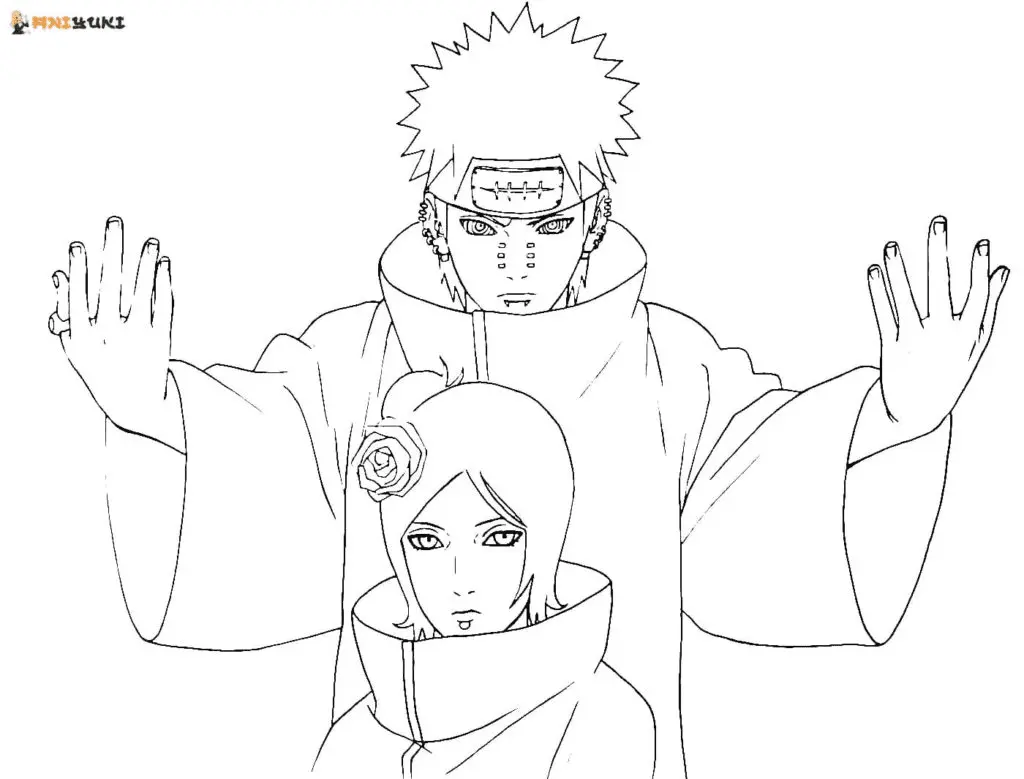 Desenhos de Akatsuki Para Colorir 40