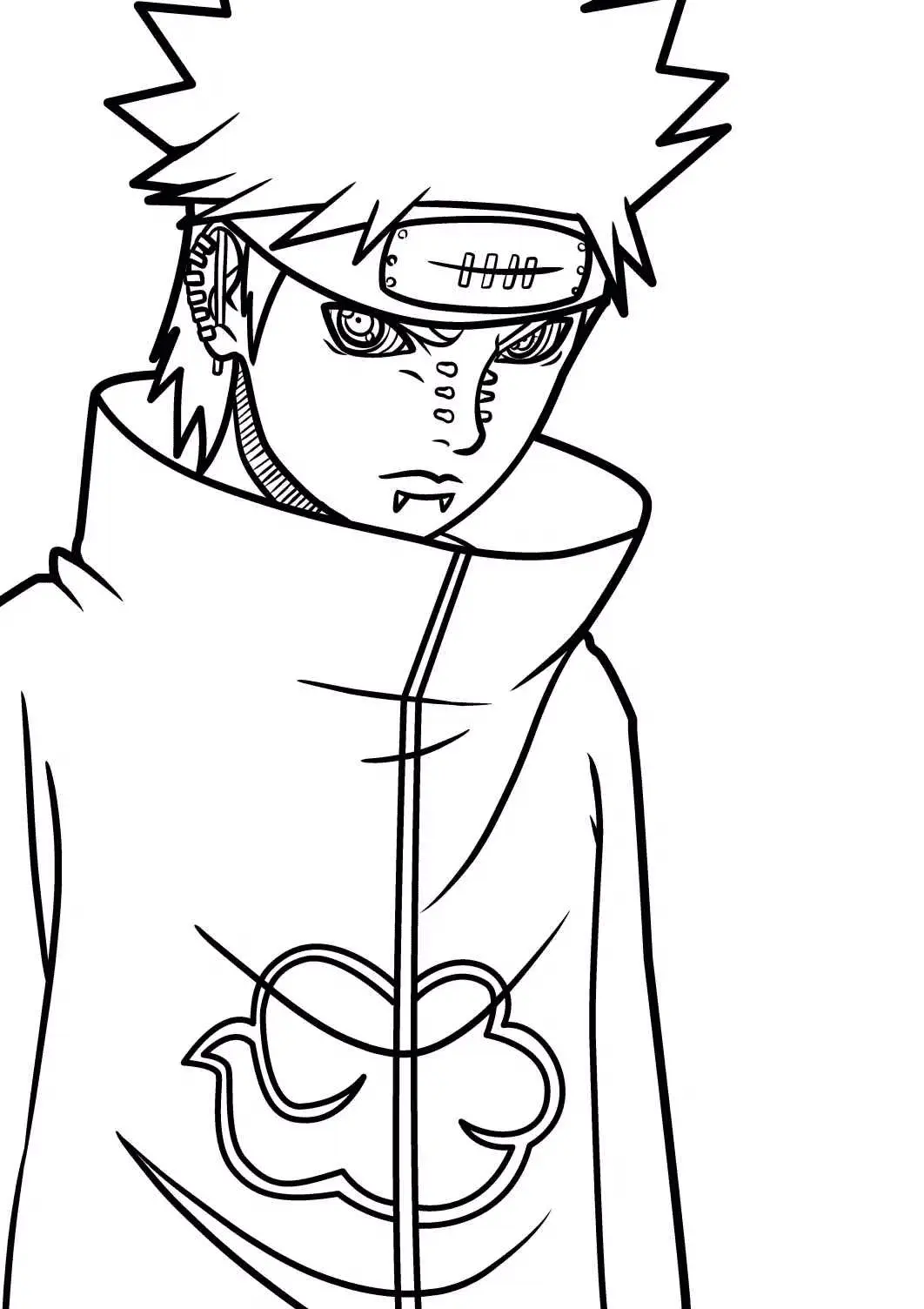 Desenhos de Akatsuki Para Colorir 7