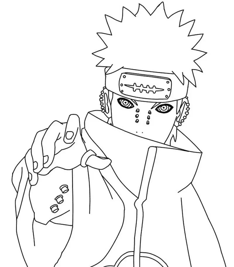 Desenhos de Akatsuki Para Colorir 9