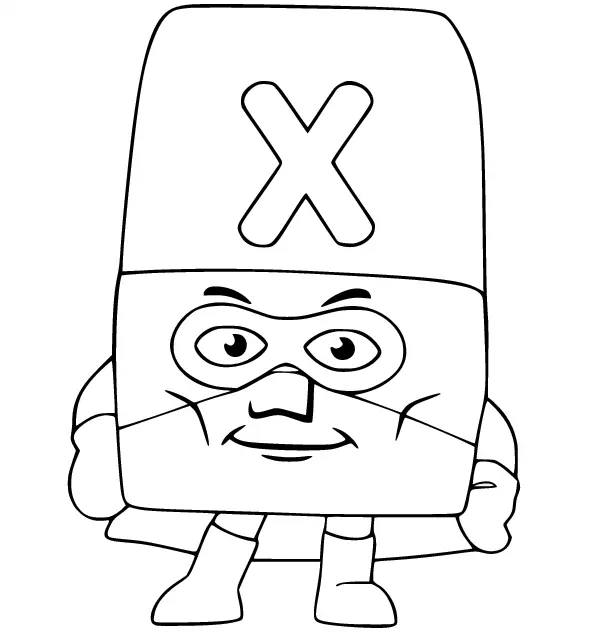 Desenhos de Alphablocks Para Colorir 16