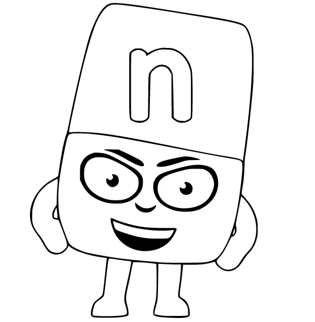 Desenhos de Alphablocks Para Colorir 18