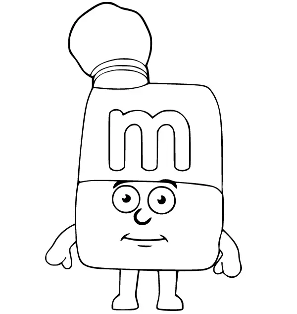 Desenhos de Alphablocks Para Colorir 27