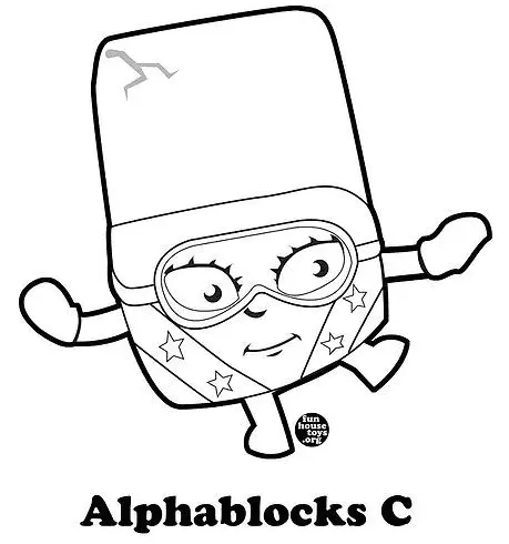 Desenhos de Alphablocks Para Colorir 29