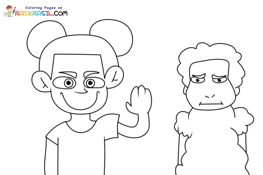 Desenhos de Amanda a Aventureira para Colorir 5