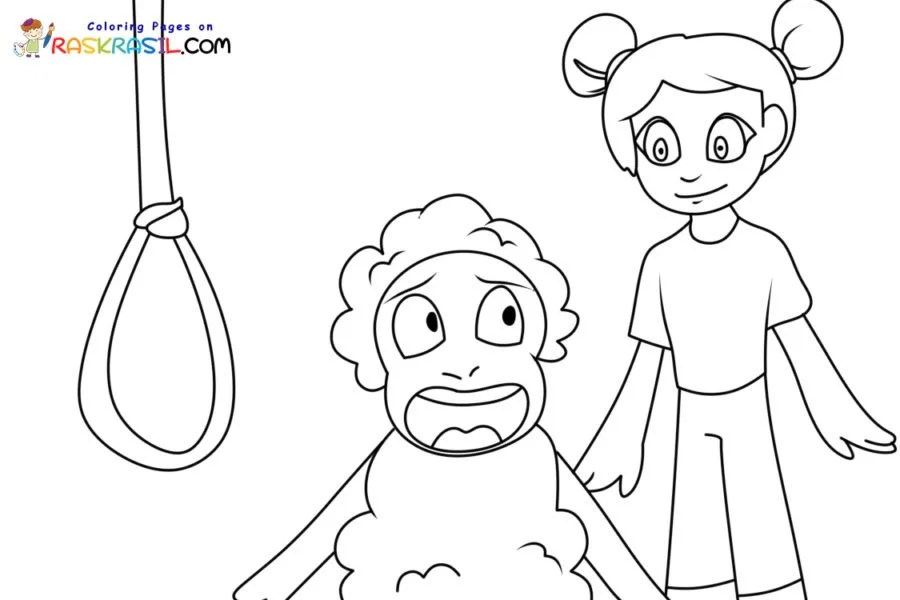 Desenhos de Amanda a Aventureira para Colorir 7