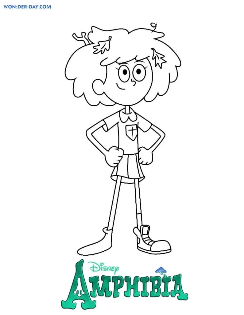 Desenhos de Amphibia Para Colorir 10