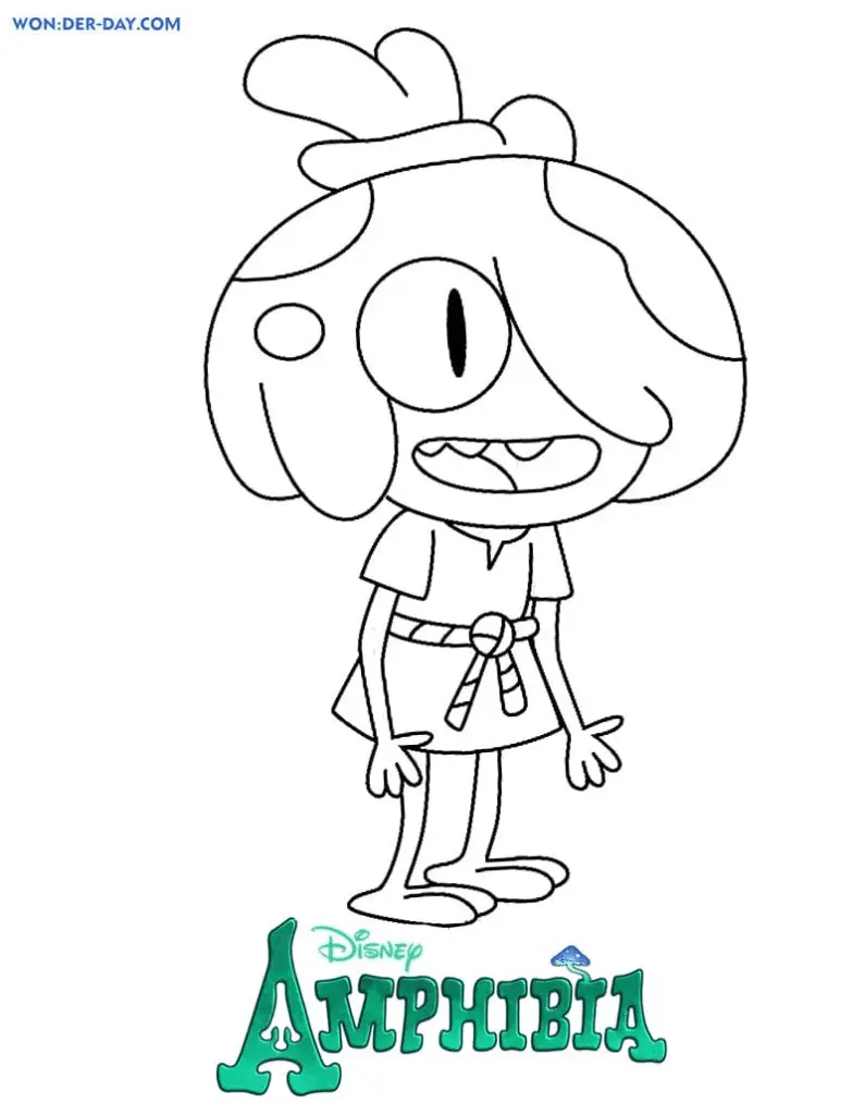 Desenhos de Amphibia Para Colorir 17