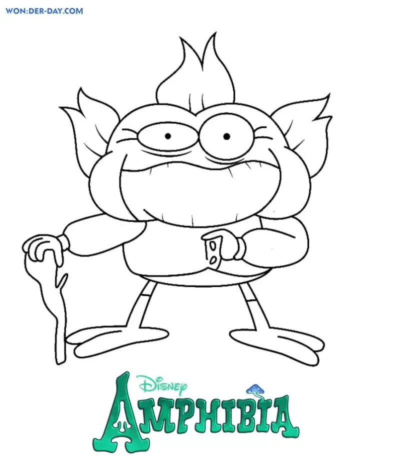 Desenhos de Amphibia Para Colorir 20