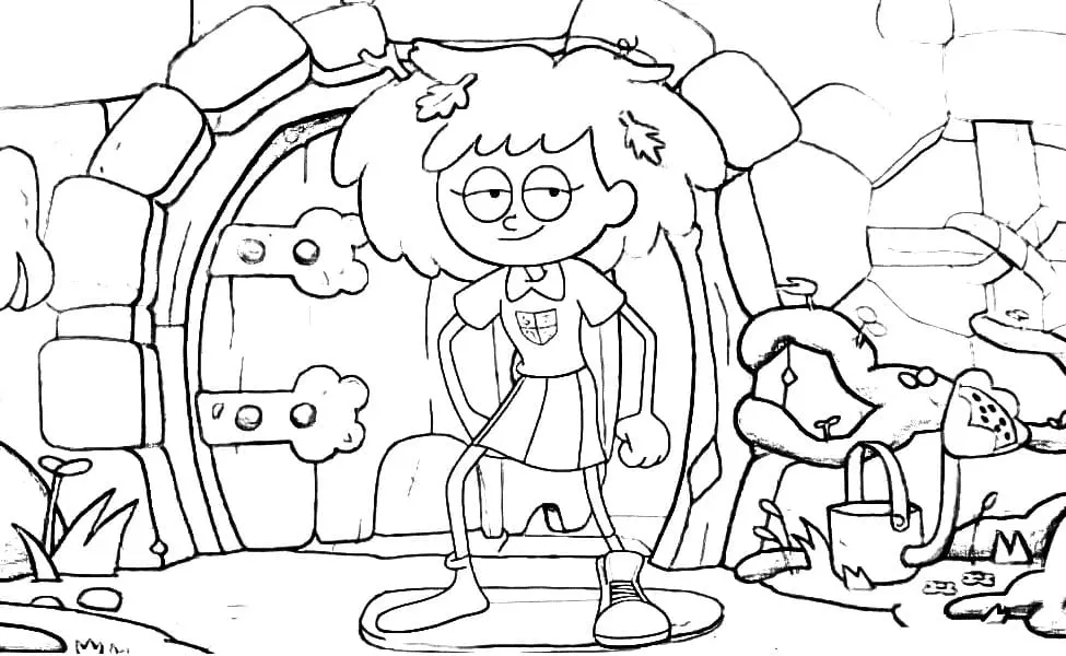 Desenhos de Amphibia Para Colorir 24