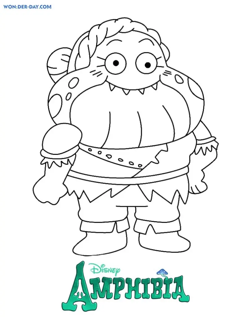 Desenhos de Amphibia Para Colorir 31