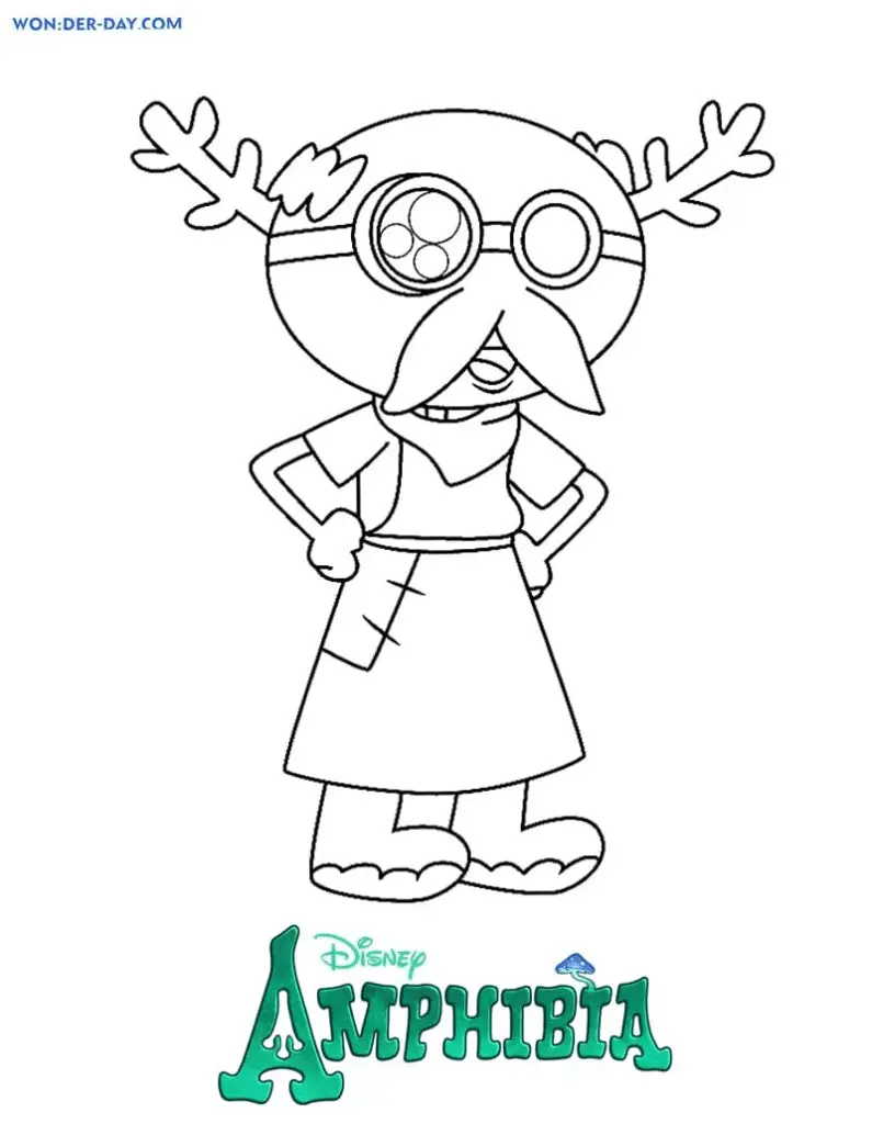 Desenhos de Amphibia Para Colorir 38