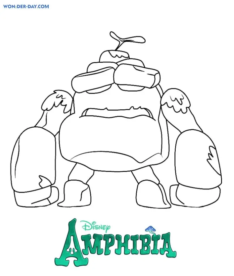 Desenhos de Amphibia Para Colorir 48