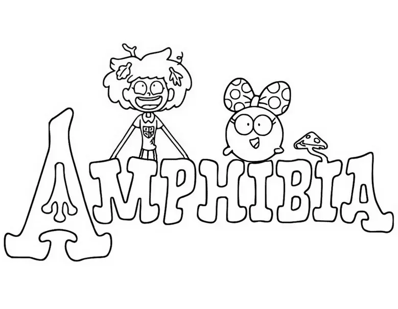 Desenhos de Amphibia Para Colorir 5