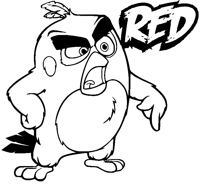 Desenhos de Angry Birds Filme Para Colorir 10