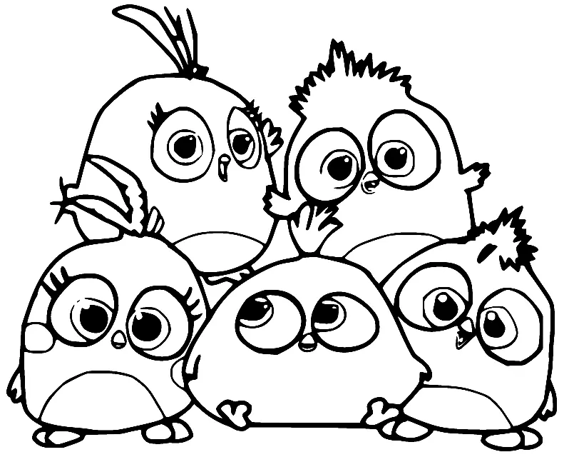 Desenhos de Angry Birds Filme Para Colorir 14