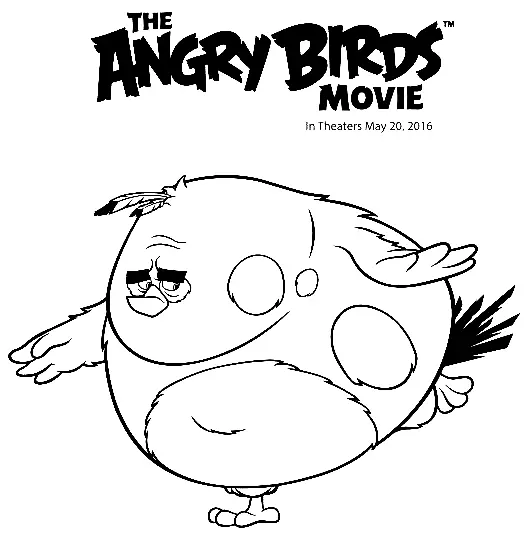 Desenhos de Angry Birds Filme Para Colorir 16