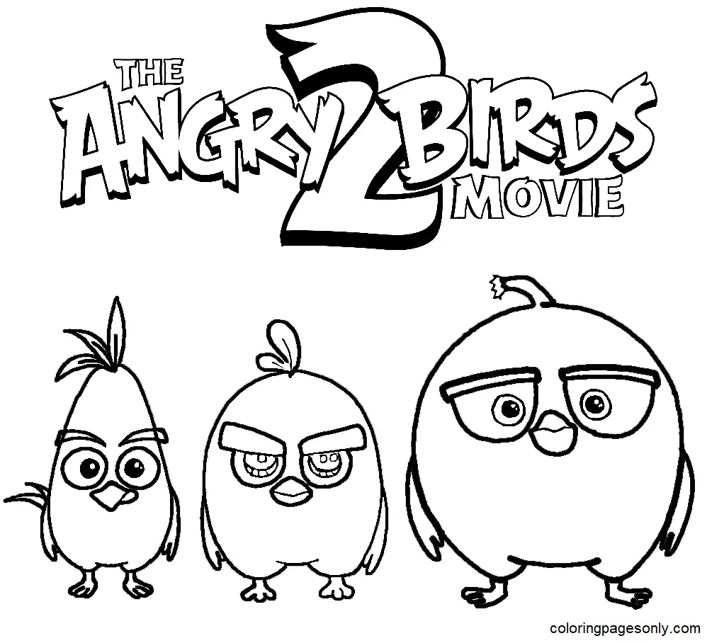 Desenhos de Angry Birds Filme Para Colorir 29