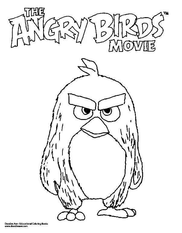 Desenhos de Angry Birds Filme Para Colorir 32