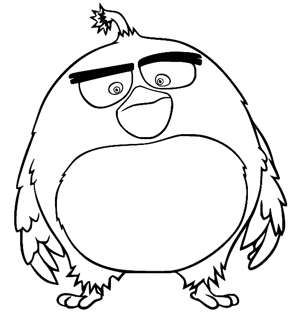 Desenhos de Angry Birds Filme Para Colorir 40