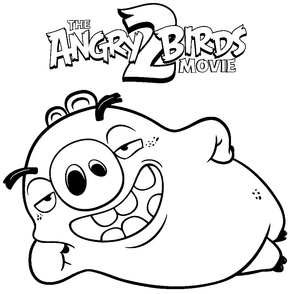 Desenhos de Angry Birds Filme Para Colorir 45