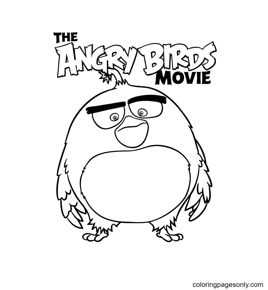 Desenhos de Angry Birds Filme Para Colorir 8