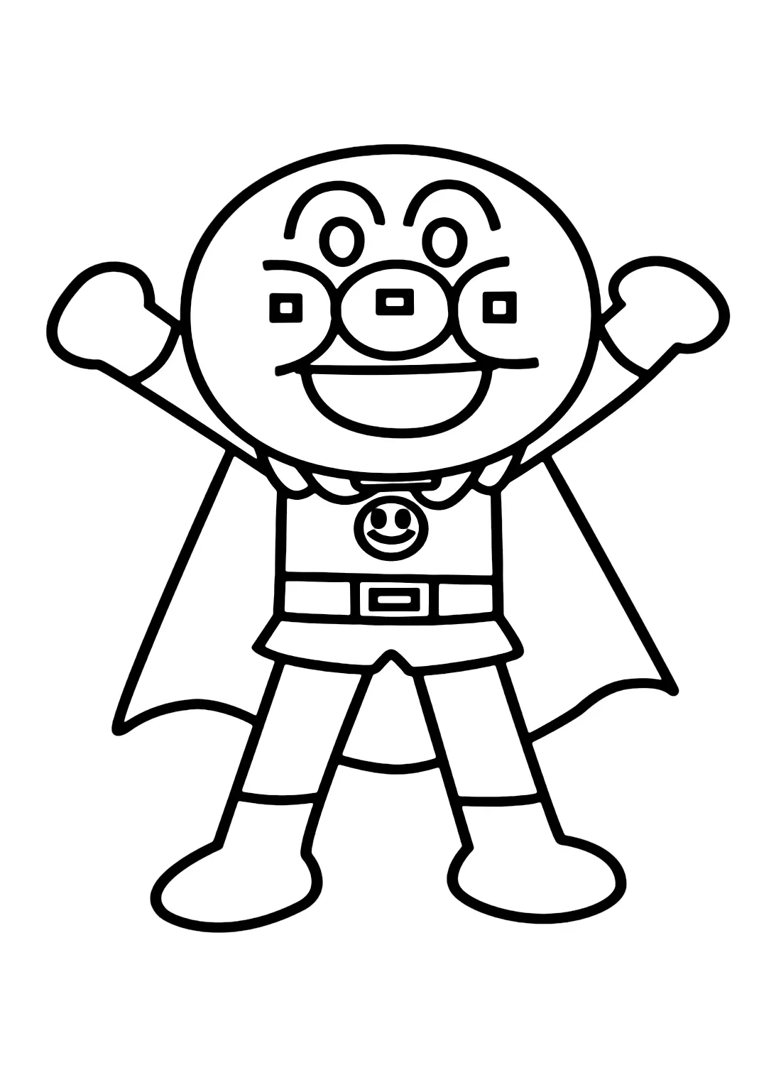 Desenhos de Anpanman Para Colorir 12