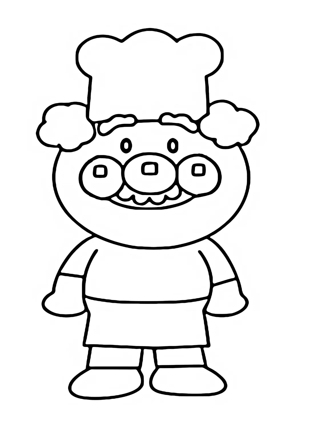 Desenhos de Anpanman Para Colorir 15