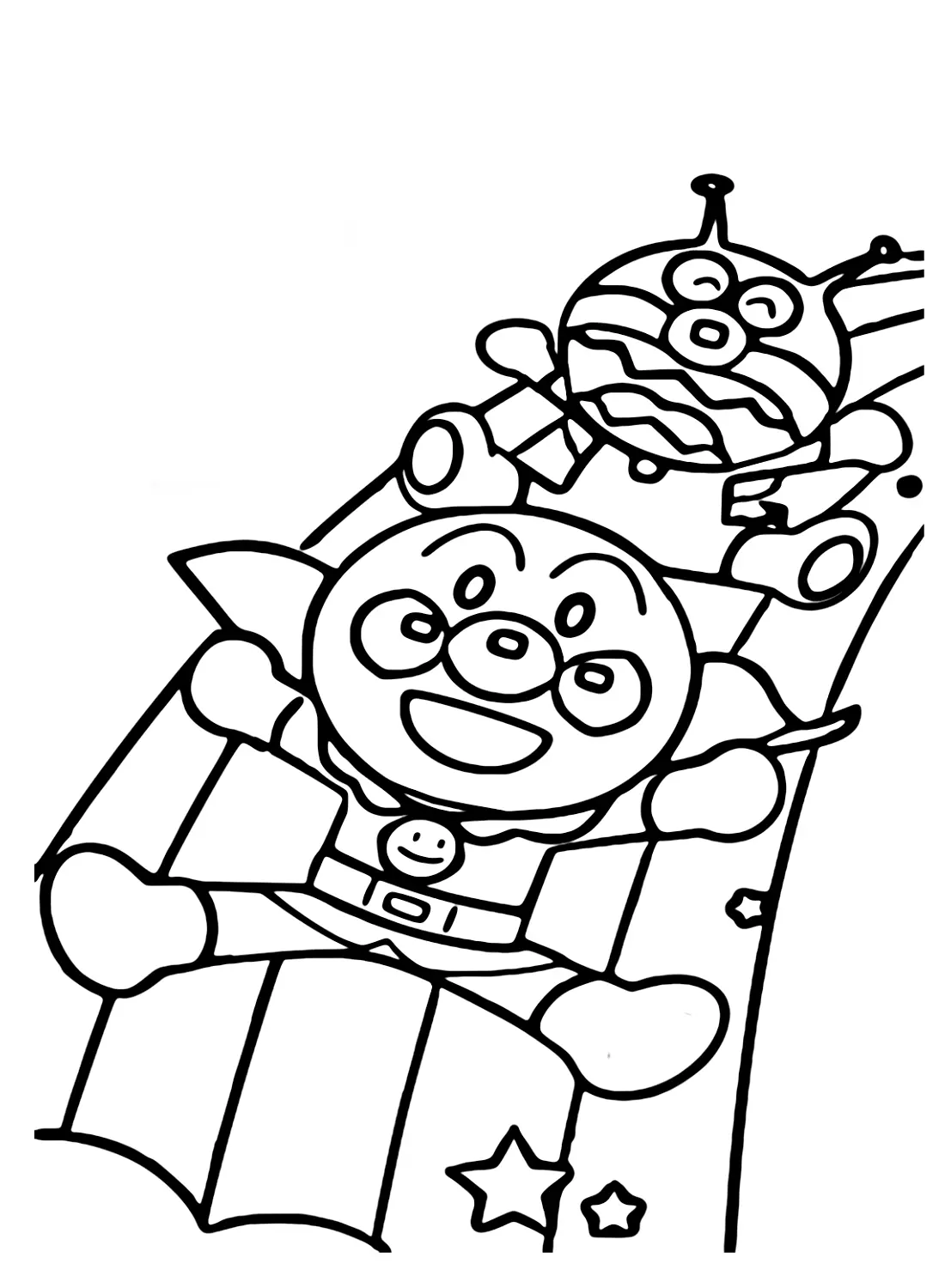 Desenhos de Anpanman Para Colorir 18