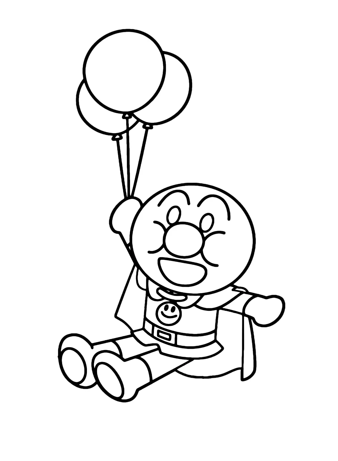 Desenhos de Anpanman Para Colorir 20