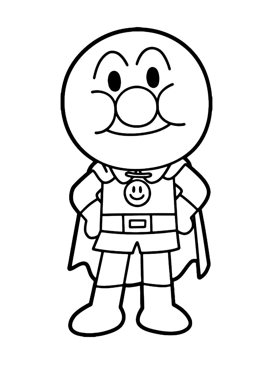 Desenhos de Anpanman Para Colorir 21