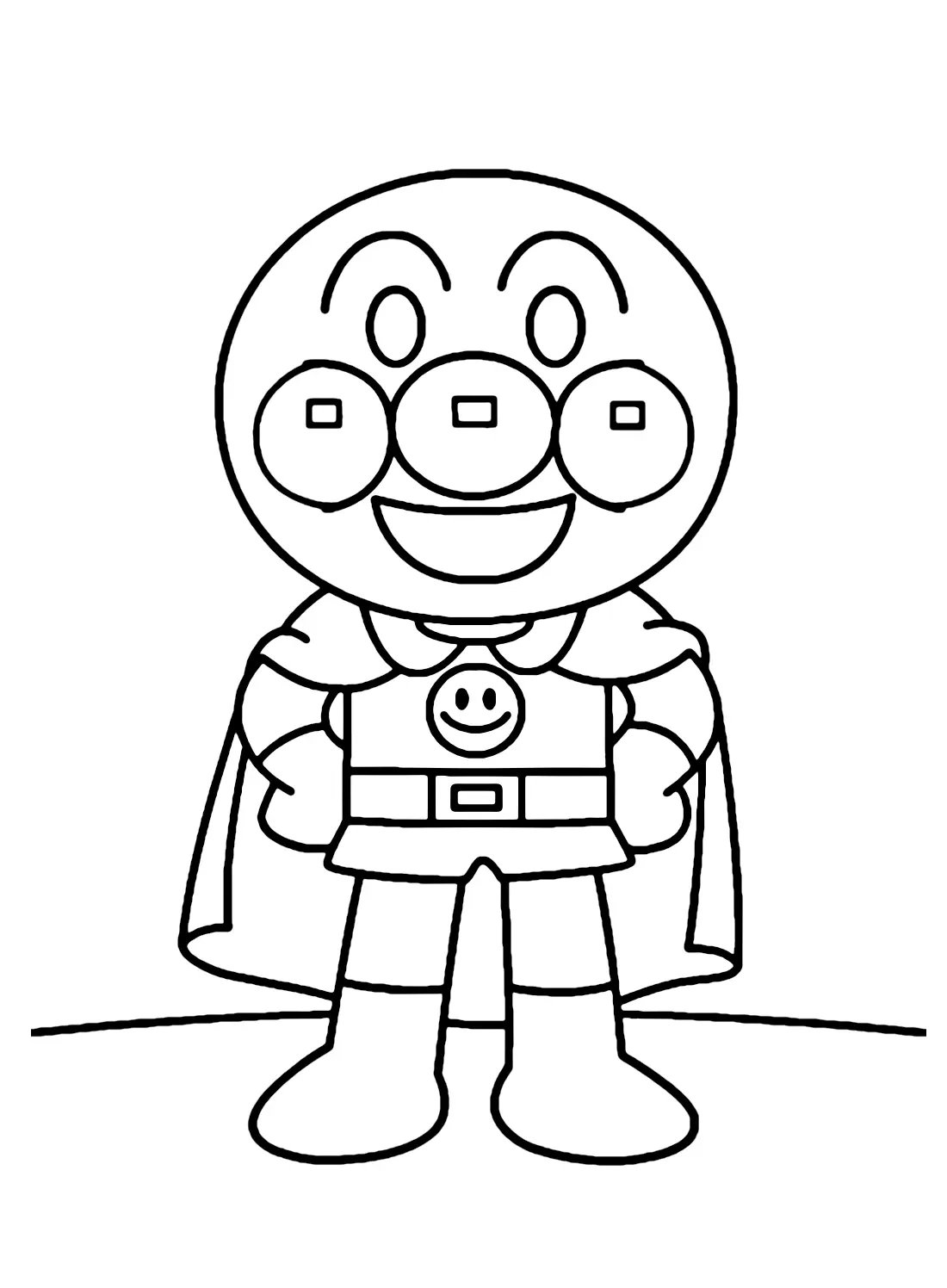 Desenhos de Anpanman Para Colorir 4