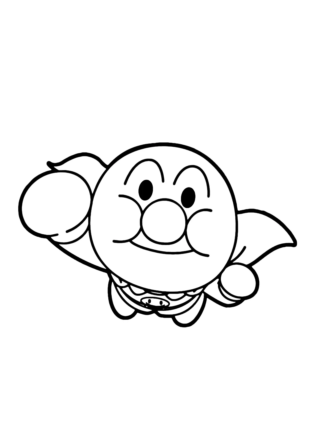 Desenhos de Anpanman Para Colorir 8