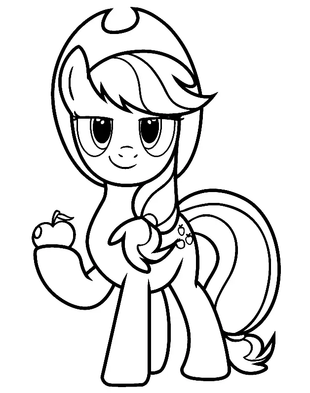 Desenhos de Applejack Para Colorir 11