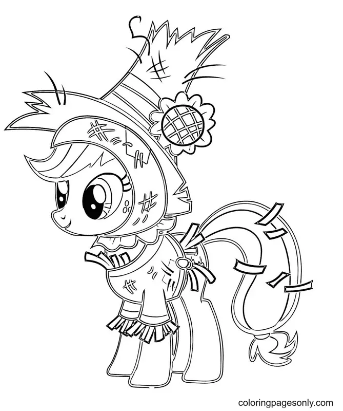 Desenhos de Applejack Para Colorir 15