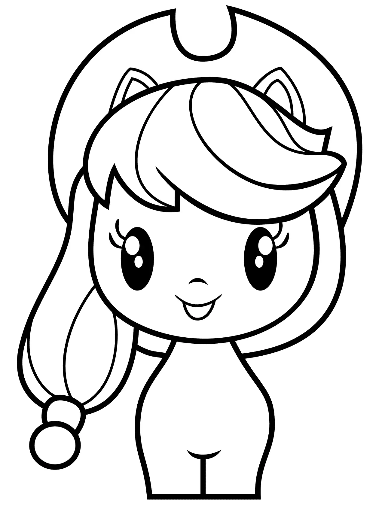 Desenhos de Applejack Para Colorir 18