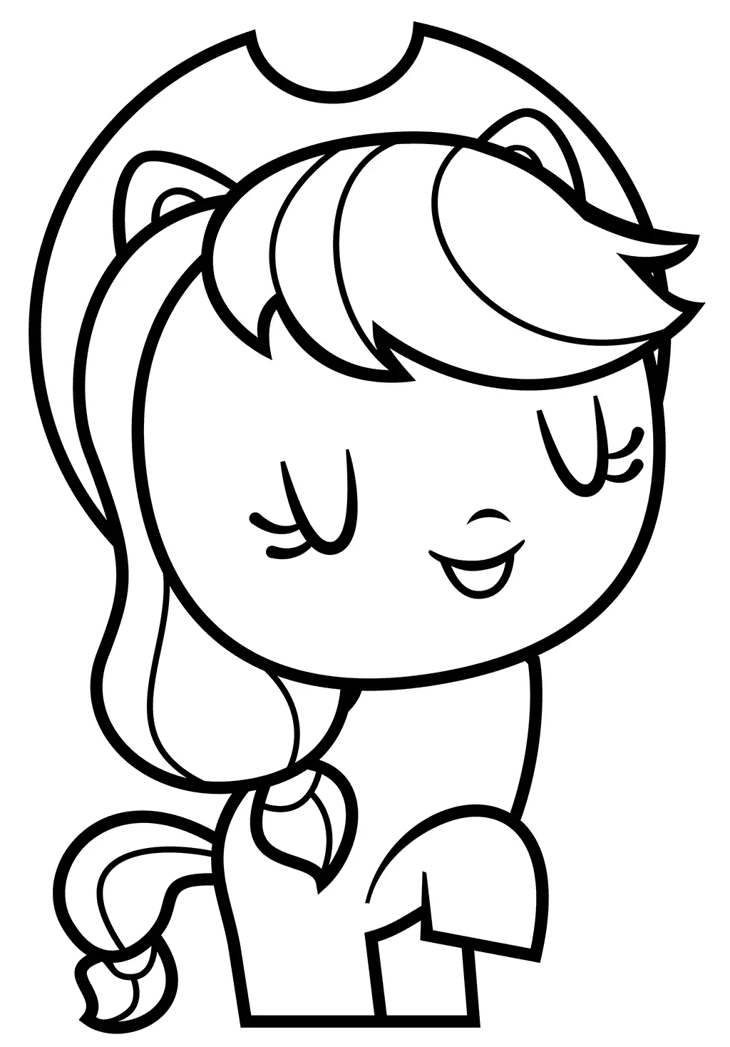 Desenhos de Applejack Para Colorir 19