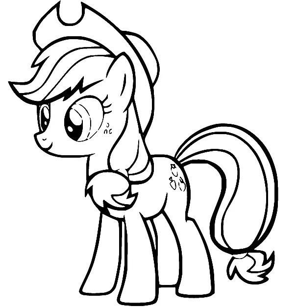 Desenhos de Applejack Para Colorir 20