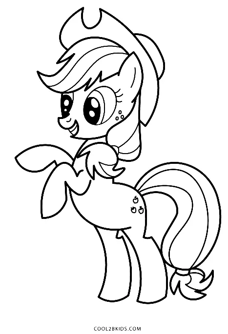 Desenhos de Applejack Para Colorir 21