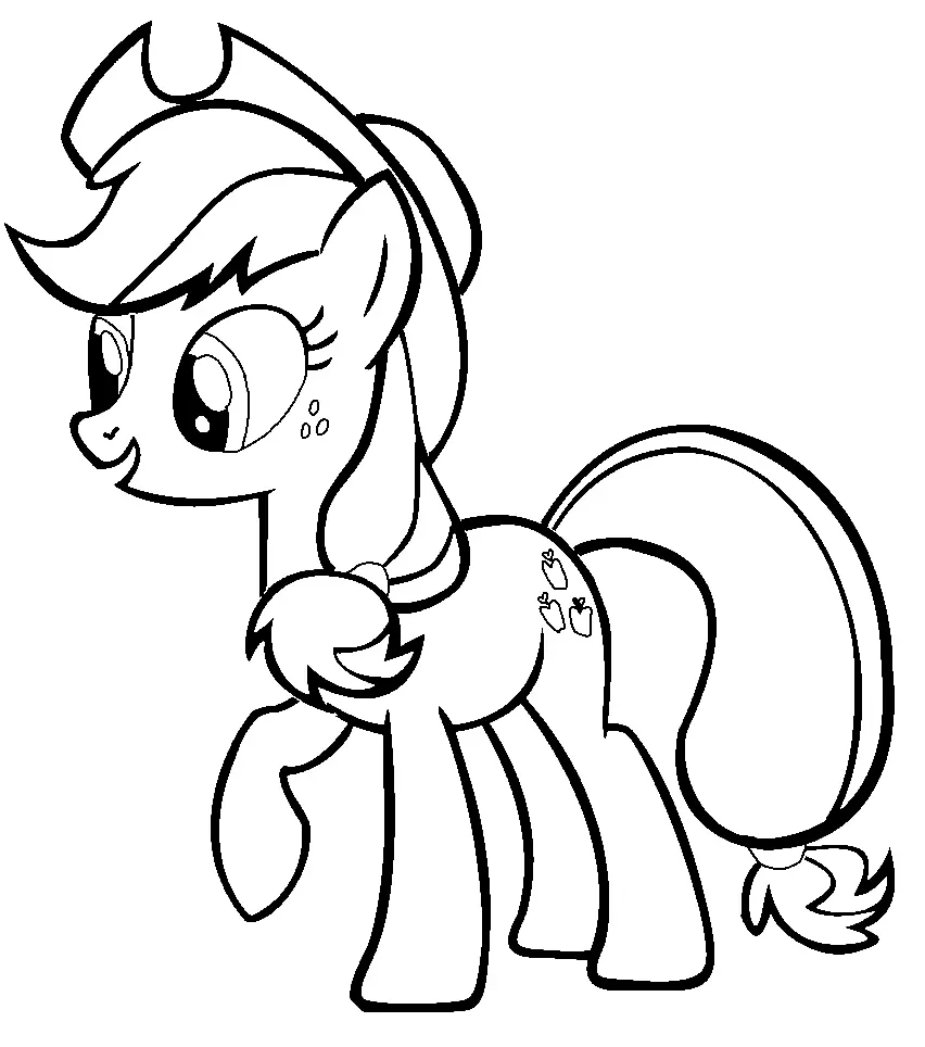 Desenhos de Applejack Para Colorir 25